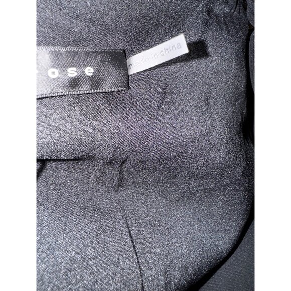 Black Feathered Camisole Top Small Sexy Classic Whimsy Goth Fancy Y2K Punk Luxe - Picture 9 of 9